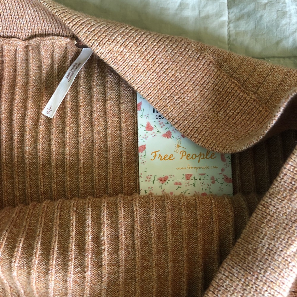 NWT Free People Ribbed Sweater Wrap Skirt - Picture 3 of 5